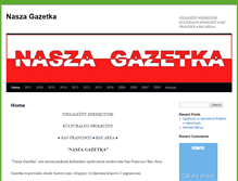 Tablet Screenshot of naszagazetka.com